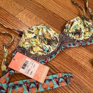 Maaji Swimwear Pineapple Reversible Underwire Top